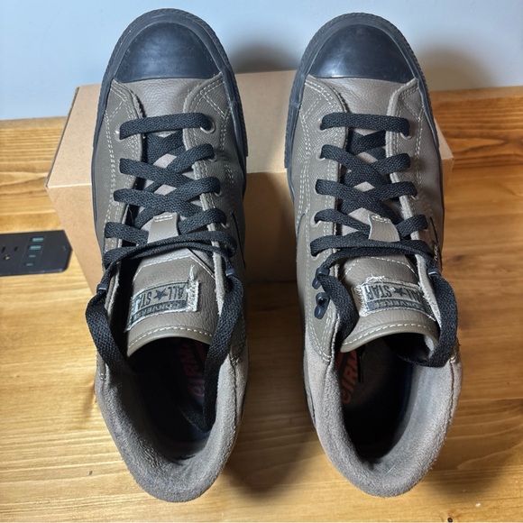 Converse Malden Street Boots Mid Mens 10.5 Brown Truffle Leather Waterproof - Picture 6 of 9